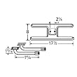 H-Shaped Twin Stainless Steel Burner L-Shaped Venturi