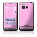 Solid State Pink Design Protective Skin Decal Sticker for LG Dare Cell Phone