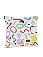 Cojín Brushes (Blanco)