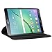 Samsung Galaxy Tab S2 9.7 Case,Dealgadgets 360 Degrees Slim Rotating Stand Leather Case Cover for Samsung Galaxy Tab S2 9.7-Inch Tablet (Black)