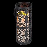 Caged Lantern With Flameless - Timer