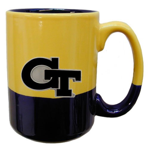 Georgia Tech Yellow Jackets 2-Tone Grande Mug Yellow/Black - NCAA College Athletics