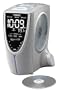 Timex T625T Auto-Set Triple-Alarm CD Clock Radio with Nature Sounds (Titanium)