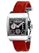 Sporting Goods : de GRISOGONO Power Breaker N01 Mens Red Rubber Strap Grey Dial Stainless Steel Automatic Chronograph Watch