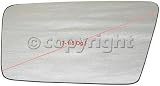 MIRROR GLASS nissan MAXIMA 81-84 view lh
