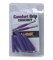 Comfort Grip Crochet Hook 10/Pkg-Purple