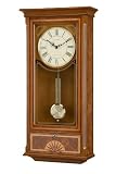 67cm Inlayed Wood Pendulum Wall Clock/Regulator