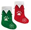 Dog Christmas Stocking - Pet Studio Jingle Bells Holiday Stocking - Green