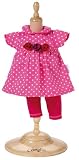 Corolle Doll Fashions 14-Inch Pink Polka Dot Dress Set