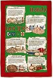 Irish Recipes Tea Towel
