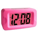 Acctim 13960 Vivo Alarm Clock, Pink