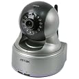 Astak Pan & Tilt Wireless IP Network Camera Monitoring System with Night Vision, Motion Sensor, and Built-in-Audio