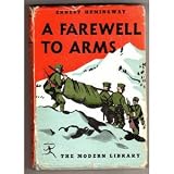 A FAREWELL TO ARMS (Modern Library #19)