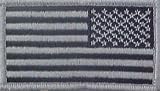 Reverse American Flag Patch Foliage Green with Velcro® or equivalent