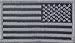 Reverse American Flag Patch Foliage Green with Velcro® or equivalent