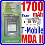 PH17B Battery for T-Mobile MDA II / MDA 2 / MDA IIi / MDA2i Pocket PC PDA