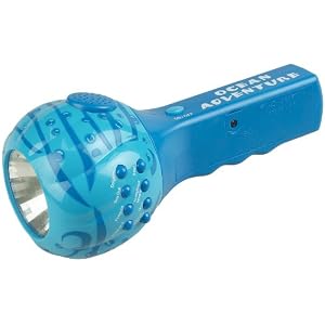 Small World Express Sound Flashlight - Aqua