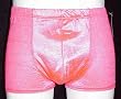 Melon Solid Fitted Pouch Swim Shorts