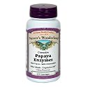 Nature's Wonderland Papaya Enzyme, 120 Chewable Lozenges (Pack of 4)