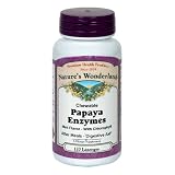 Nature s Wonderland Papaya Enzyme, 120 Chewable Lozenges (Pack of 4)