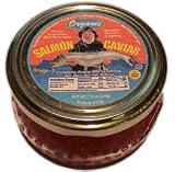 Red Premium ORGANIC Salmon Caviar - Alaskan Russian Style 7oz (200g)