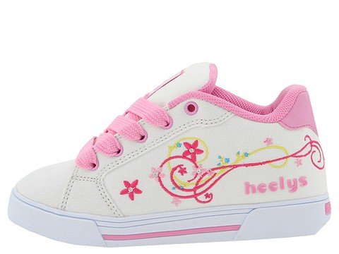 Heelys Ivy Roller Shoes (White / Pink) #7422