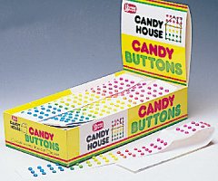 Candy Buttons Unwrapped [48CT Box] by Necco