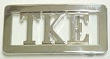 Tau Kappa Epsilon Fraternity Chrome Belt Buckle TKE