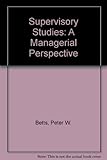 Supervisory studies