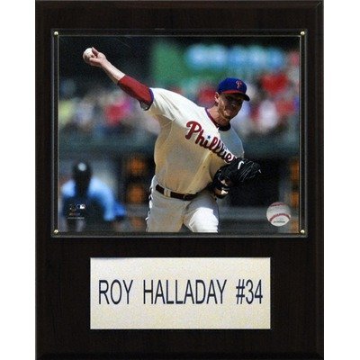 MLB Philadelphia Phillies Roy Halladay Player Plaque