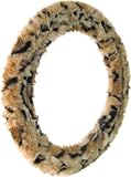 415Yb8Jfo L. SL160  Bell 22 1 53183 A Tan Cheetah Plush Steering Wheel Cover