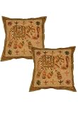 2pc Handmade Cushion Covers Indian Antique Vintage India