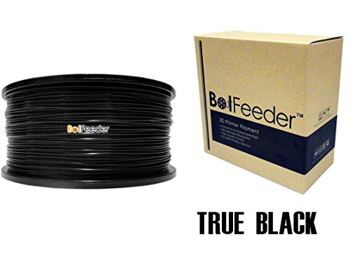 100% Money Back^^BotFeeder(TM) 3.00mm True Black ABS Filament 1kg for MakerBot, RepRap, Solidoodle, UltiMaker...