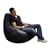 Designer Gaming Recliner Faux Leather BLACK Bean Bag Chair
