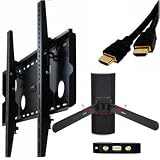 View VideoSecu Black Tilt Plasma/LCD Flat Panel 32 Wall Mount Bracket with free 7ft HDMI cable c83 VideoSecu Black Tilt Plasma/LCD Flat Panel 32 Wall Mount Bracket with free 7ft HDMI cable c83 Picture