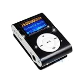 BLACK LCD CLIP 4GB MP3 FLASH MEMORY PLAYER