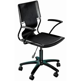 Adjustable Swivel Desk Chair Black Black by Home Decorators Collection