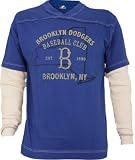 Brooklyn Dodgers Cooperstown Double Play Long Sleeve 2-Fer Shirt