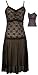 Apparel : Flapper Floral Lace Babydoll Slip Dress JR Plus Size