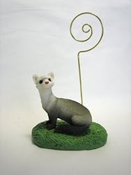 Ferret Figurine Memo Holder | Desk Memo Note Holder