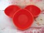 Tupperware Legacy Pinch Cereal Rice Bowl Set Chili Red
