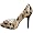 Jessica Simpson Women's Josette Peep Toe D'orsay,Dk Cream/Tan Leopard,8 M US