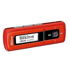 TrekStor i.Beat sweez 2 GB MP3 Player with FM Radio (Red)