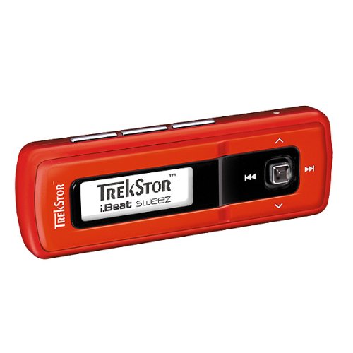 Electronics: TrekStor i.Beat sweez 2 GB MP3 Player with FM Radio  Red 