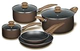 Best sale price for Sunbeam 8 Piece Aluminum Cookware Set, Bronze. Free Shipping.