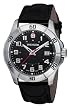 Wenger Men's 70485 Alpine Black Dial Black Leather Watch