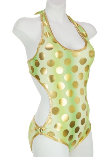Lime Green with Gold Rise Bottom
