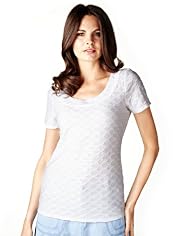 Per Una Honeycomb Textured Top