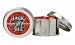 Baby Keepsake: Orange Floral Pattern Monogram Personalized Jelly Bean Tin - Unassembl (Set of 24)