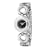 DKNY Ladies Stainless Steel Bracelet Watch With Black Dial